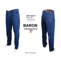 Baron Класичні джинси синього кольору Classic fit 38-48 2041