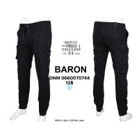 Baron Джогери брюки чорного кольору Joggers 29-38 8553-1