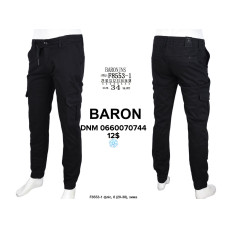 Baron Джогери брюки чорного кольору Joggers 29-38 8553-1