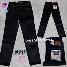 839 Basanjiu  Класичні джинси чорного кольору Classic fit 30-40 34-44 609-8