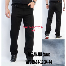 839 Basanjiu  Класичні джинси чорного кольору Classic fit 34-44 029-14-12