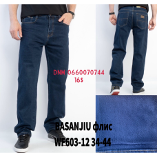 839 Basanjiu  Класичні джинси синього кольору Classic fit 34-44 603-12