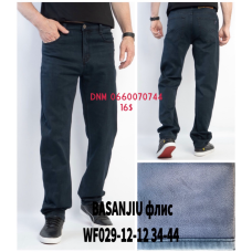 839 Basanjiu  Класичні джинси сірого кольору Classic fit 34-44 029-12-12