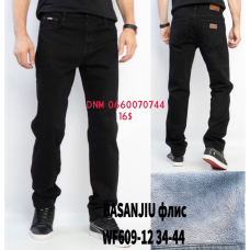 839 Basanjiu  Класичні джинси чорного кольору Classic fit 34-44 609-12