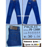 Pagalee Класичні джинси синього кольору Classic fit 30-38 1348