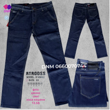 Rtrooss  Класичні джинси синього кольору Classic fit 32-40 8149