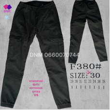 Yagesheng Джогери брюки хакі кольору з боковими кишенями Jogger fit 29-38 380