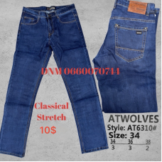 Atwolves Класичні джинси синього кольору Classic fit 34-38 6310