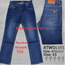 Atwolves Класичні джинси синього кольору Classic fit 32-38 6301