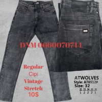 Atwolves Класичні джинси сірого кольору Classic fit 32-38 6512