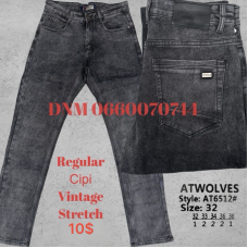 Atwolves Класичні джинси сірого кольору Classic fit 32-38 6512