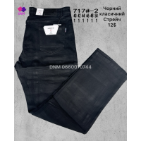 Aviwgos Класичні джинси чорного кольору Classic fit 40-50 717-2