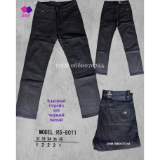 Aviwgos Класичні джинси чорного кольору Classic fit 32-38 8011