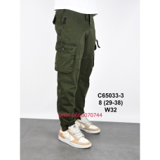Baron Джогери брюки хакі кольору з боковими кишенями Jogger fit 29-38 65033-3