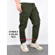 Baron Джогери брюки хакі кольору з боковими кишенями Jogger fit 32-38 75006-3