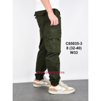 Baron Джогери брюки хакі кольору з боковими кишенями Jogger fit 32-40 65035-3