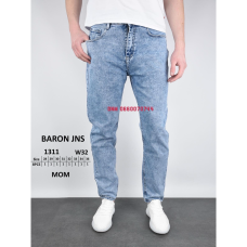 Baron Мом джинси блакитного кольору Mom fit 28-36 1311