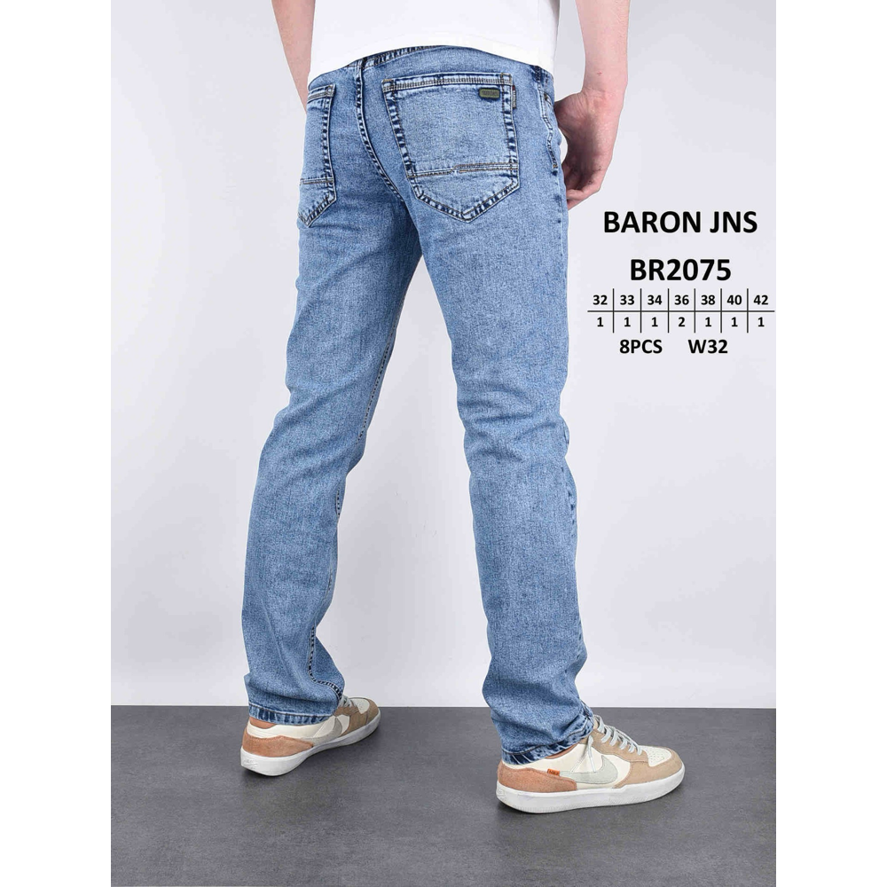 Baron Класичні джинси блакитного кольору Classic fit 32-42 2075
