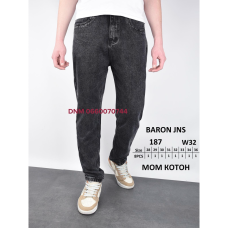 Baron Мом джинси сірого кольору Mom fit 28-36 187