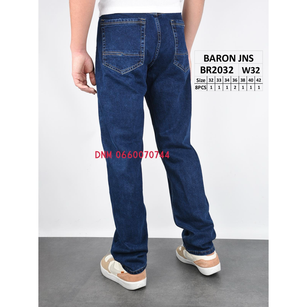 Baron Класичні джинси синього кольору Classic fit 32-42 2032