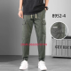 Baron Джогери брюки хакі кольору з боковими кишенями Jogger fit 28-36 8952-4