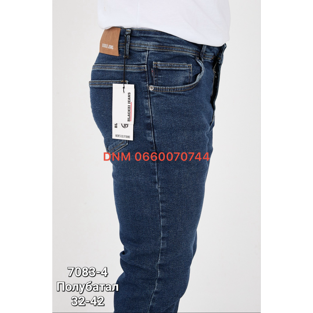 Blackzi Regular джинси синього кольору штанка по нозі весна 32-42 7083-4