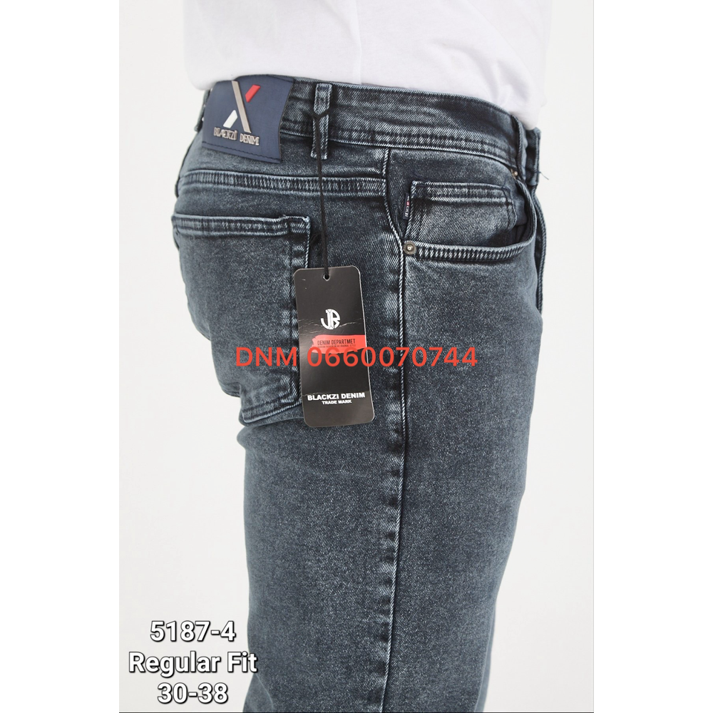Blackzi Regular джинси сіро-синього кольору штанка по нозі весна 30-38 5187-4