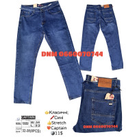 Captain Класичні джинси синього кольору Classic fit 32-38 19059