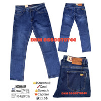 Captain Класичні джинси синього кольору Classic fit 32-42 19062