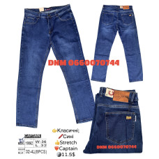 Captain Класичні джинси синього кольору Classic fit 32-42 19062