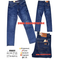 Captain Класичні джинси синього кольору Classic fit 29-38 19060