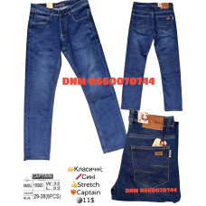 Captain Класичні джинси синього кольору Classic fit 29-38 19060