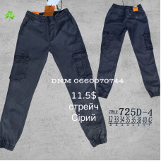 Luvans  джогери сірого кольору стрейч весна 32-42 725D-4