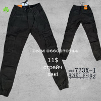 Luvans  джогери хакі кольору стрейч весна 28-36 723X-1