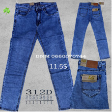Luvans  Класичні джинси синього кольору Classic fit 34-44 312D