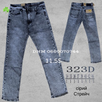 Luvans  Класичні джинси сірого кольору Classic fit 34-44 323D