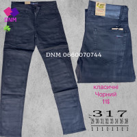Luvans  Класичні джинси чорного кольору Classic fit 29-38 317