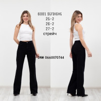 Sessanta Straight джинси рівного крою чорного кольору весна 25-27 6001