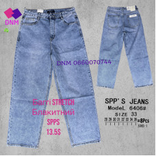 SPPS  Баггі джинси блакитного кольору Baggy 28-36 6406