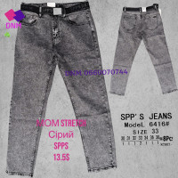 SPPS  Мом джинси сірого кольору Mom fit 30-38 6416