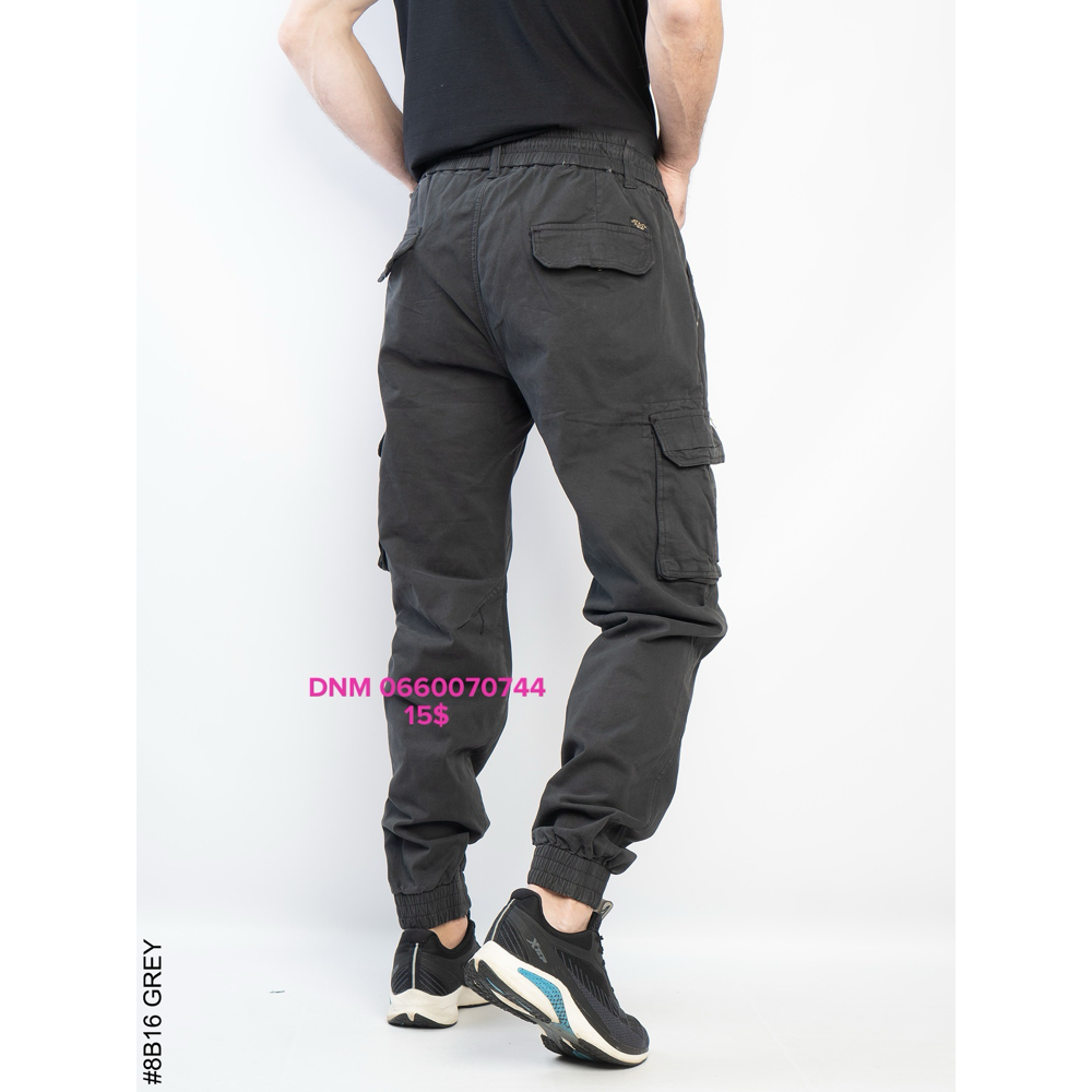 Superlupp Джогери брюки сірого кольору Joggers 30-38 8B16