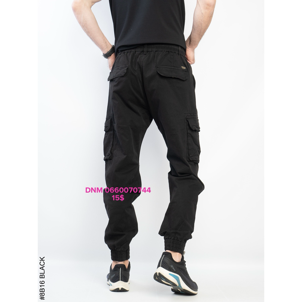 Superlupp Джогери брюки чорного кольору Joggers 30-38 8B16