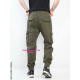 Superlupp Джогери брюки хакі кольору з боковими кишенями Jogger fit 30-38 8B16
