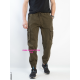 Superlupp Джогери брюки хакі кольору з боковими кишенями Jogger fit 30-40 85503-1