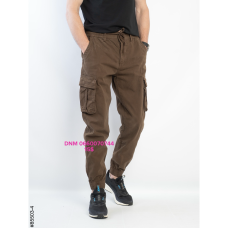 Superlupp Джогери брюки коричневого кольору Joggers 30-40 85503-4