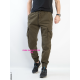 Superlupp Джогери брюки хакі кольору з боковими кишенями Jogger fit 29-38 85505-1