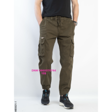 Superlupp Джогери брюки хакі кольору з боковими кишенями Jogger fit 29-38 85501-1
