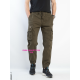 Superlupp Джогери брюки хакі кольору з боковими кишенями Jogger fit 29-38 85501-1