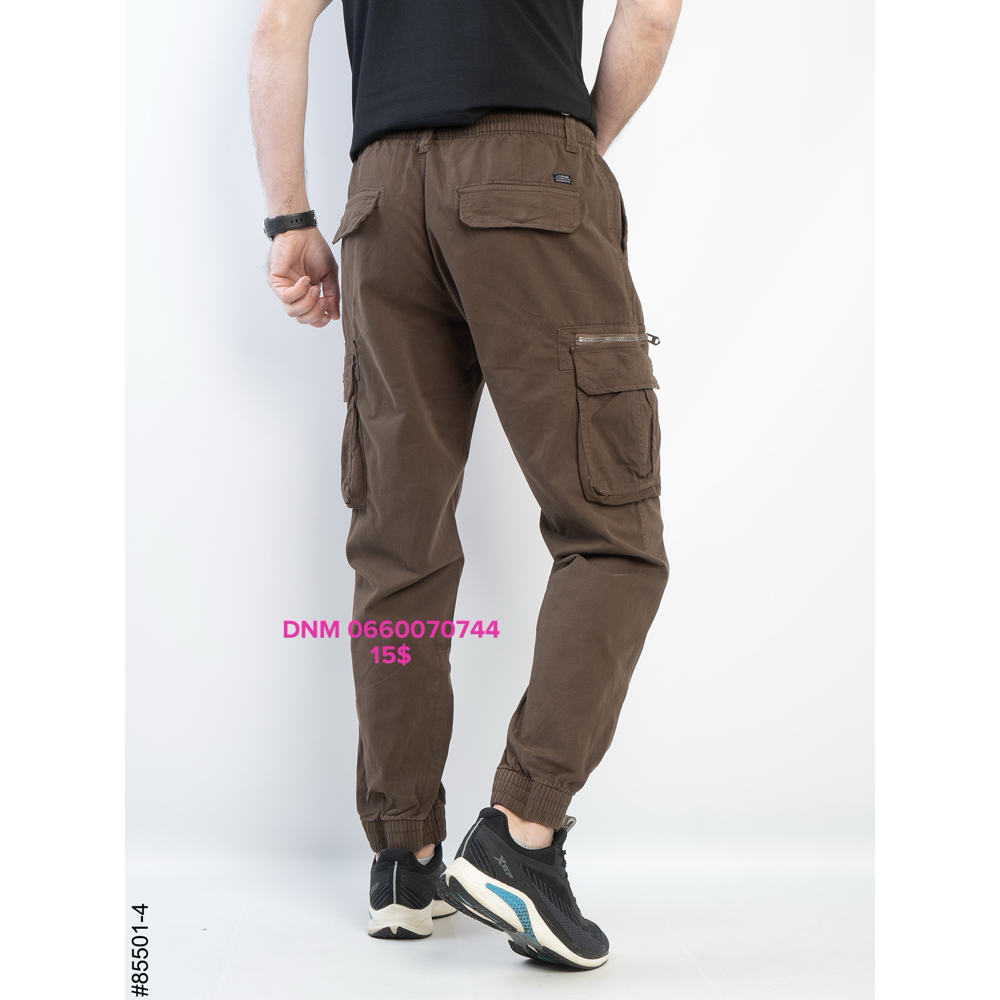 Superlupp Джогери брюки коричневого кольору Joggers 29-38 85501-4
