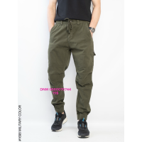 Superlupp Джогери брюки хакі кольору з боковими кишенями Jogger fit 30-40 1698